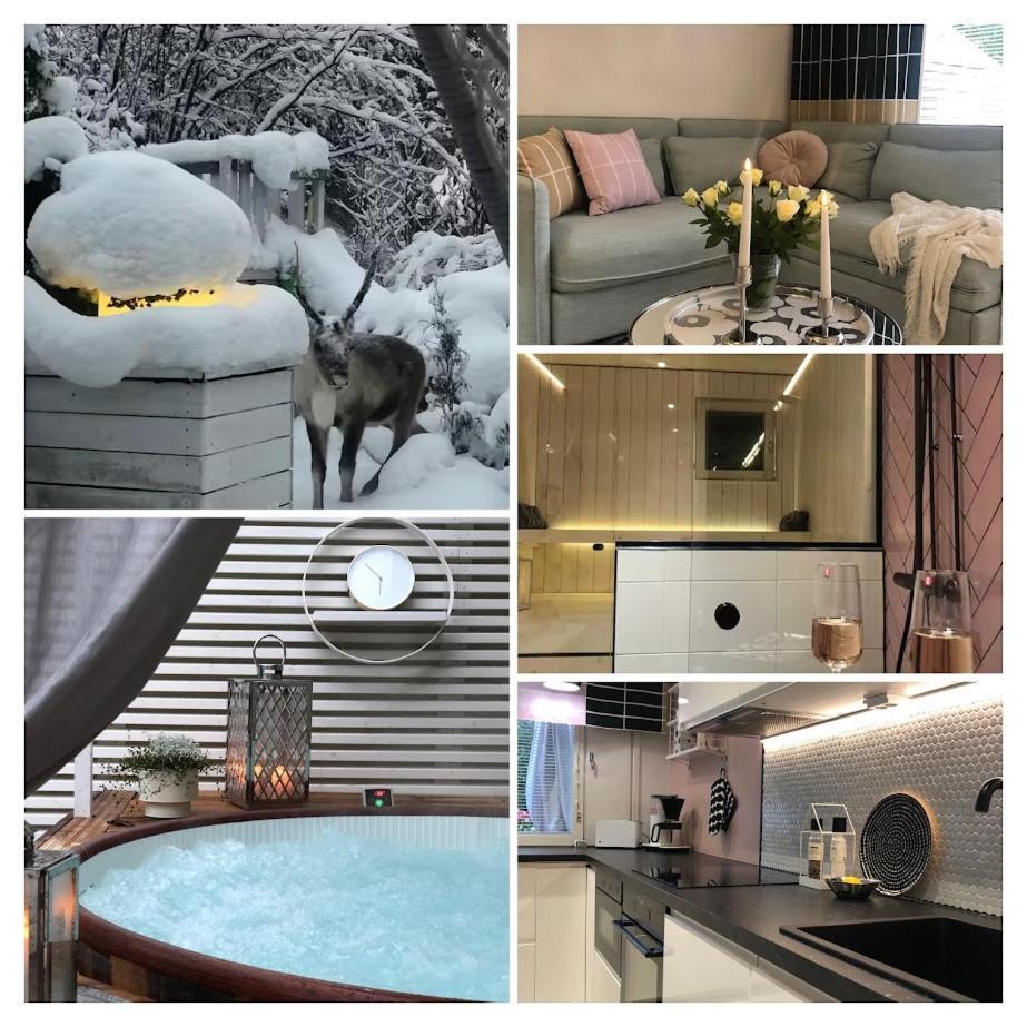 Snowcrystal Home With Jacuzzi And Sauna Rovaniemi Bagian luar foto